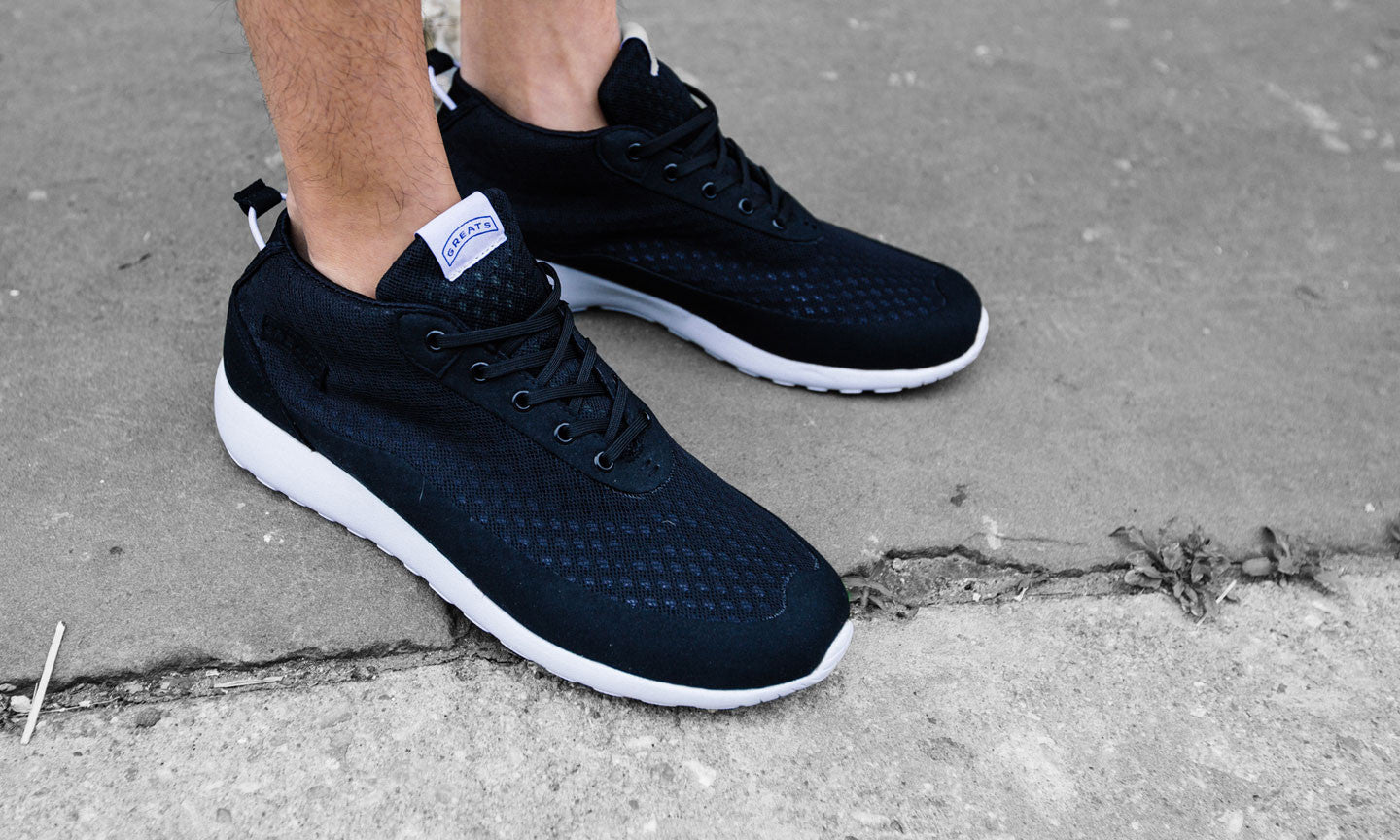 The Bab - Delta Black // White Sole