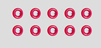 8: Enamel coated eyelets