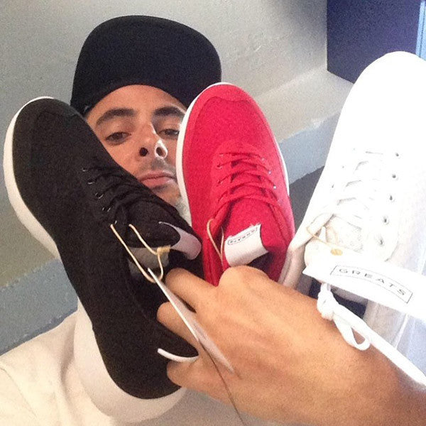 @antrichny went for the triple bundle. #thebab #greatsbrand #borninbrooklyn.