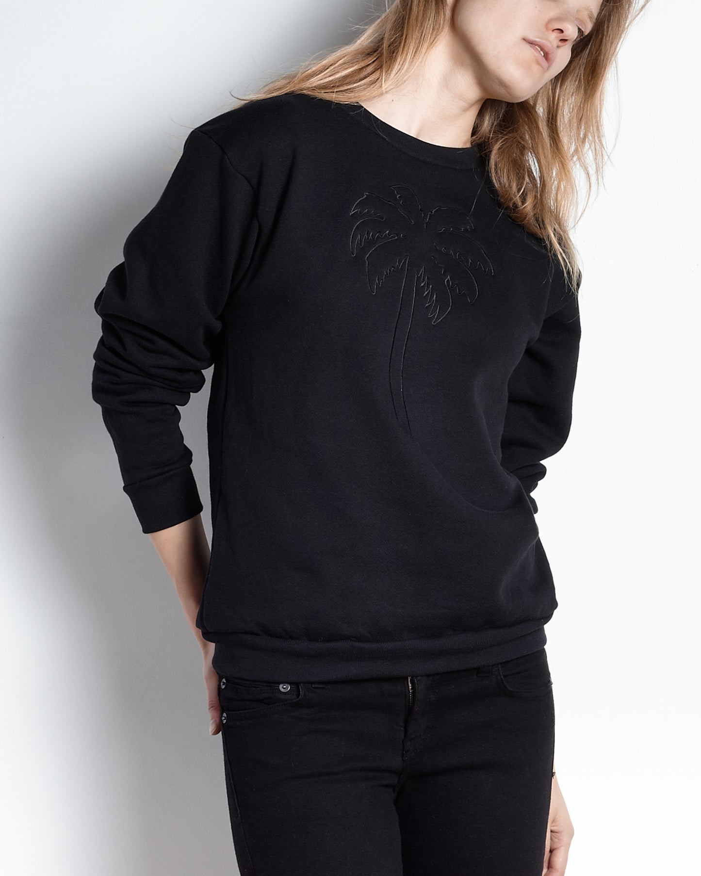 Black Palm Crewneck